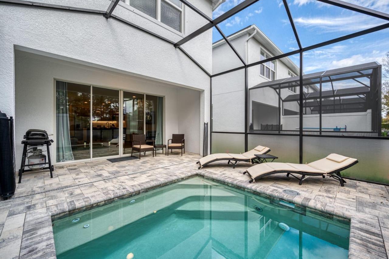 Pleasant Townhome With Private Pool Near Disney Four Corners Exterior foto